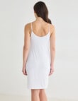 Lyric Full Slip, Mid Length, White product photo View 02 S