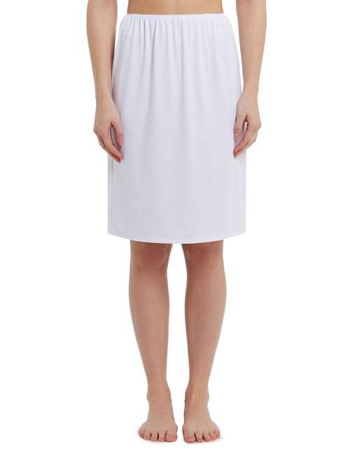 Lyric Half Slip, Long-Length, White Camisoles, Slips Bodysuits