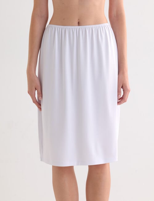 Lyric Half Slip, Long-Length, White product photo