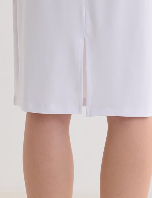 Lyric Half Slip, Long-Length, White product photo View 03 L