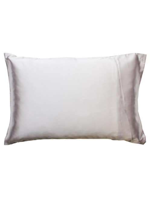 Simply Essential Satin Pillow Slip, Silver product photo