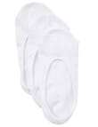 Lyric Cotton Low-Cut Liner Sock, 3-Pack, White product photo