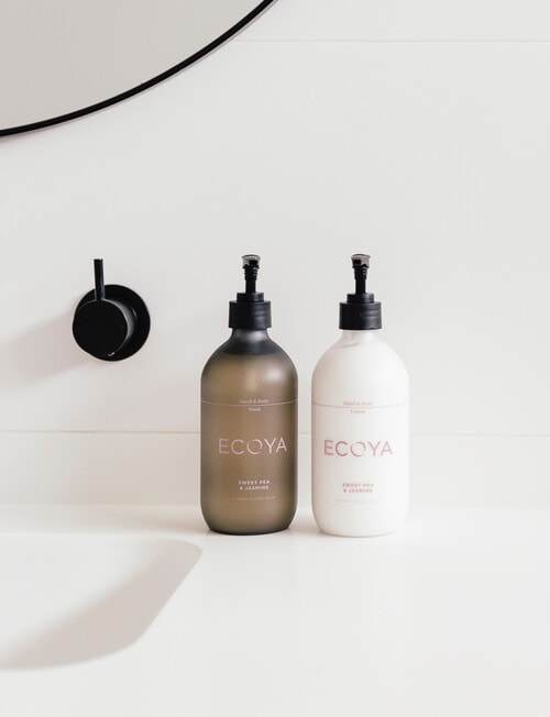 Ecoya Sweet Pea & Jasmine Hand & Body Wash, 450ml product photo View 02 L