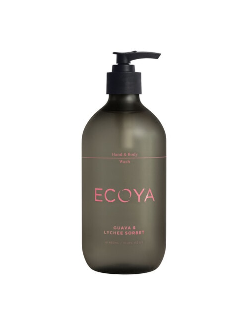 Ecoya Guava & Lychee Sorbet Hand & Body Wash, 450ml product photo