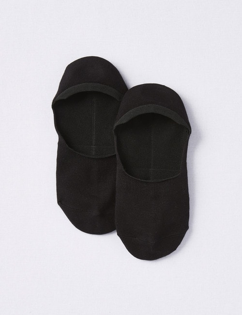 Simon De Winter Liner Machine Viscose Sock, Black product photo