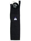 Columbine Cotton Over-The-Knee Sock, Blak product photo