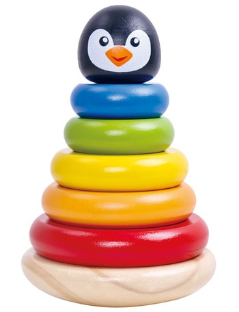 Tooky Toy Wooden Penguin Tower product photo