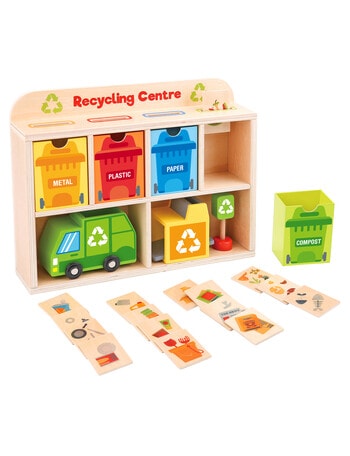 Tooky Toy Wooden Recycling Centre product photo