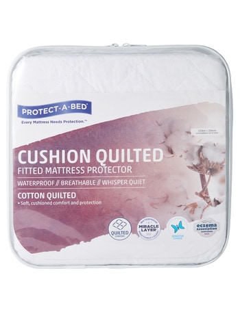 Protect-A-Bed Cushion Quilted Cotton Mattress Protector product photo