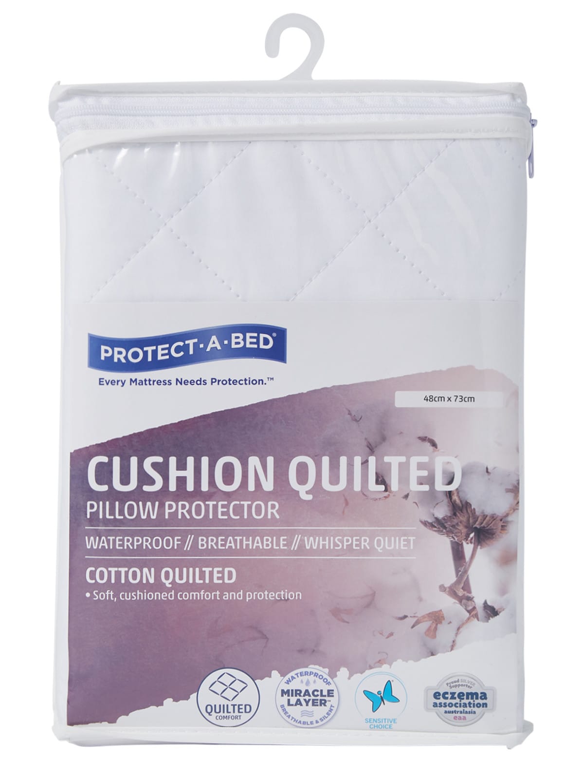 ProtectABed Cushion Quilted Cotton Pillow Protector Underlays
