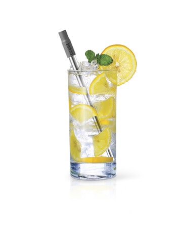 Zoku Slide Straw, Charcoal product photo