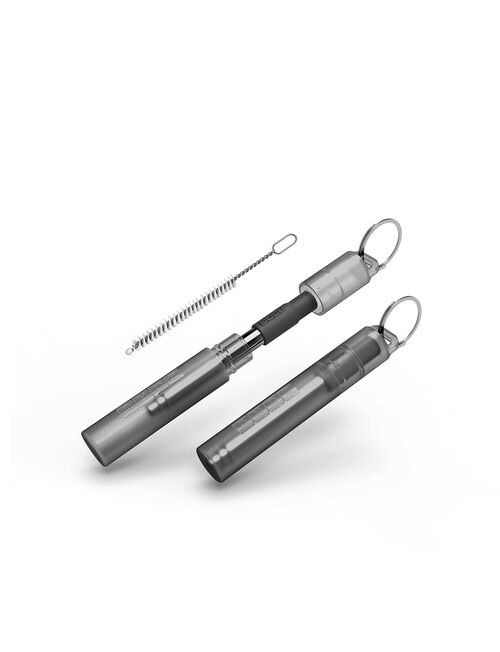 Zoku Slide Straw, Charcoal product photo View 02 L