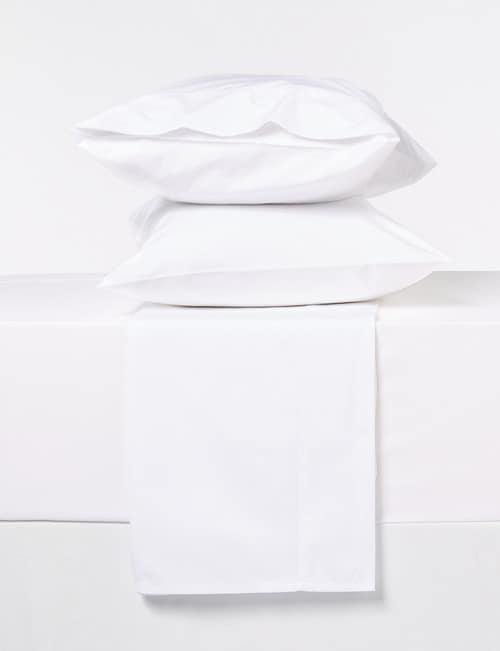 Sheridan 300 Thread Count Organic Cotton Sheet Set, Snow product photo