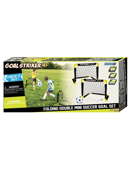 INNOV8 Folding Double Mini Soccer Goals product photo