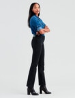 Levis 314 Shaping Straight 4X Stretch Jean, New Ultra Black, 32" product photo View 03 S