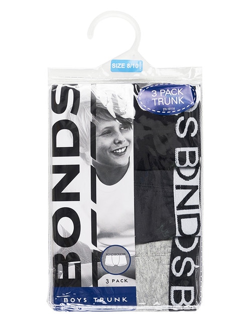 Bonds Trunk, 3-Pack, Black & Grey, 6-16 product photo View 02 L