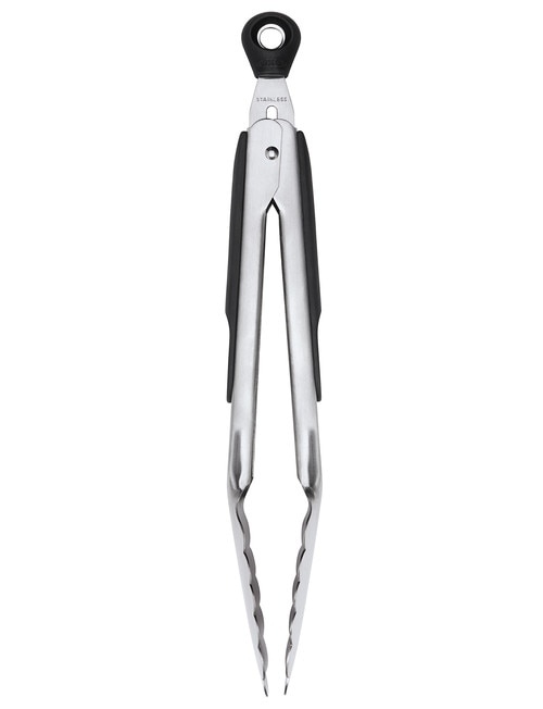 Oxo Good Grips Stainless Steel Tongs, 9" product photo View 02 L