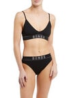 Bonds Retro Rib Hi-Leg Brief, Black product photo View 03 S