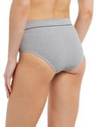 Bonds Retro Rib Hi-Hi Brief, Grey Marle product photo View 02 S