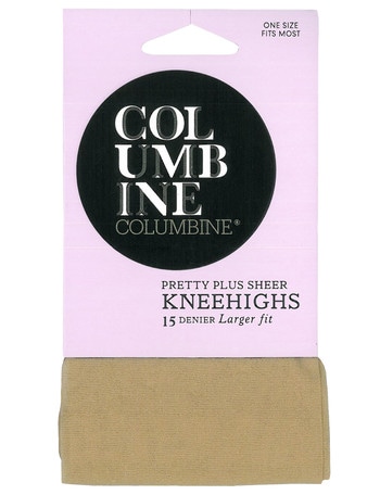 Columbine Plus Knee-High Tight, 15D, Silk product photo