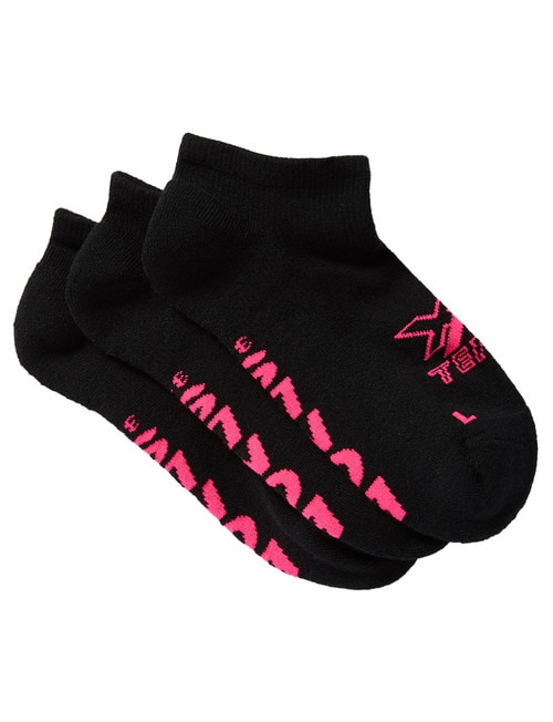 Bonds X-Temp Low-Cut Sock, 3-Pack, Black product photo View 02 L