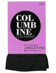 Columbine Plus Opaque Anklet, 50D, Black product photo