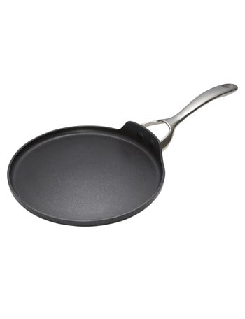 Baccarat iD3 Hard Anodised Crepe Pan, 24cm, Black product photo