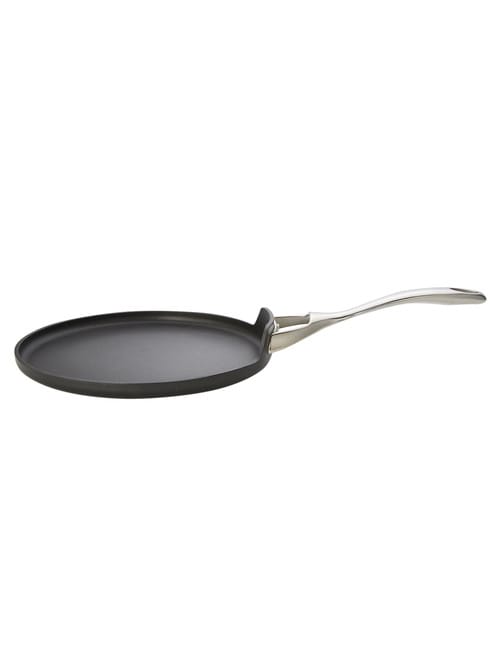 Baccarat iD3 Hard Anodised Crepe Pan, 24cm, Black product photo View 02 L