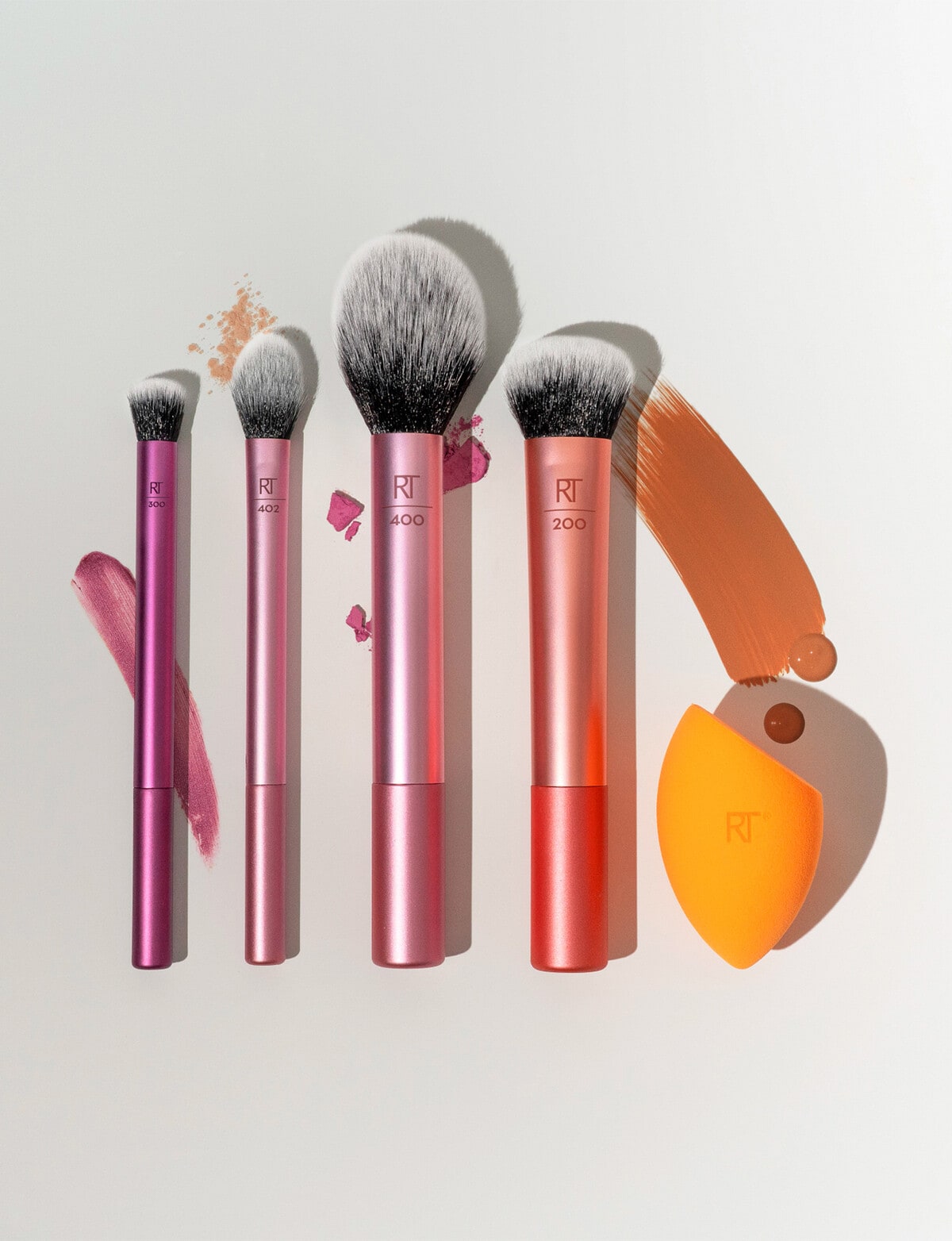 Real Techniques Everyday Essentials Set Makeup Brushes Tools