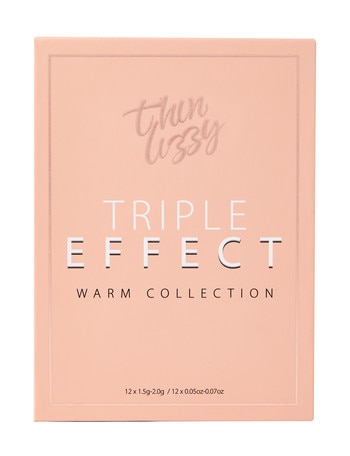 Thin Lizzy Triple Effect Eyeshadow Palette Warm Collection product photo
