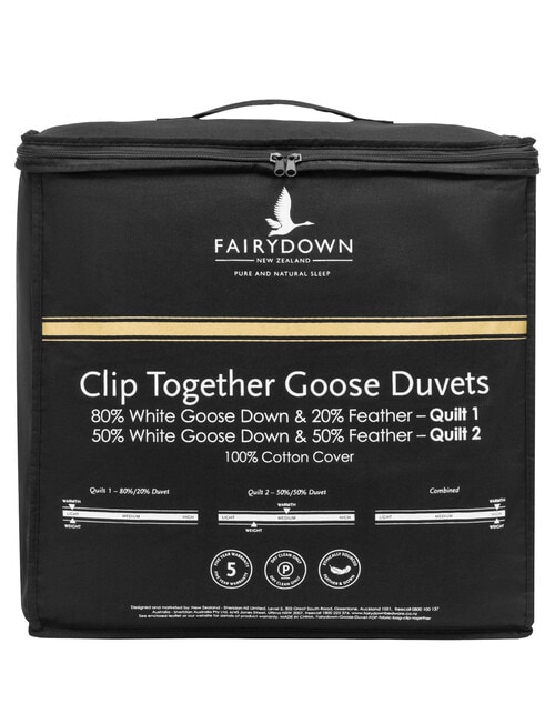 Fairydown Goose Duvet, Clip-Together product photo