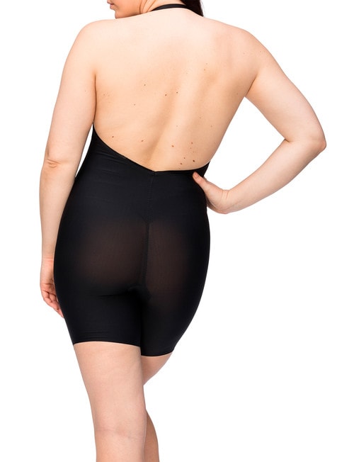 Nancy Ganz Body Define Backless Bodysuit, Black product photo View 05 L
