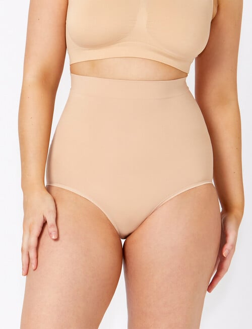 Ambra Powerlite High Waisted Brief, Rose Beige product photo