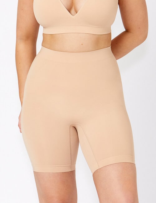 Ambra Powerlite Thigh Shaper Short, Rose Beige product photo