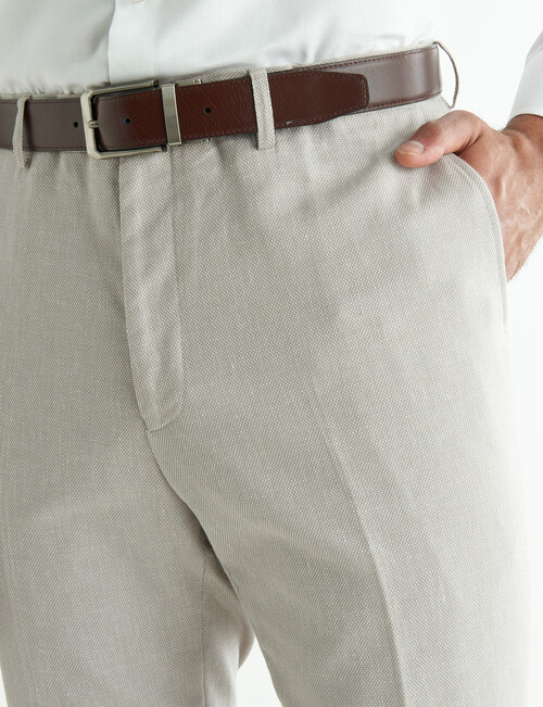 Laidlaw + Leeds Tailored Linen Blend Pant, Sand product photo View 10 L