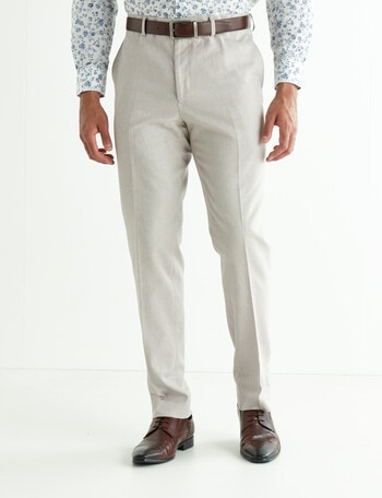 Laidlaw + Leeds Tailored Linen Blend Pant, Sand product photo