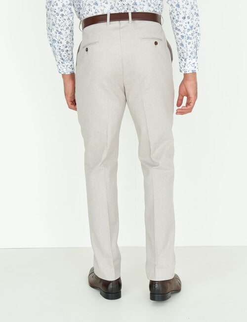 Laidlaw + Leeds Tailored Linen Blend Pant, Sand product photo View 02 L
