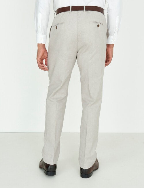 Laidlaw + Leeds Tailored Linen Blend Pant, Sand product photo View 08 L