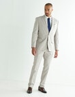 Laidlaw + Leeds Tailored Linen Blend Jacket, Sand product photo View 10 S