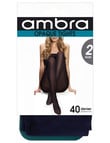 Ambra Navy Opaque Tight, 40 Denier, 2 Pack product photo