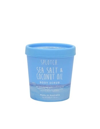 Splotch Sea Salt & Coconut Oil Body Scrub, 200g product photo