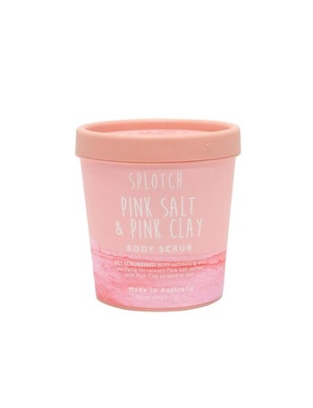 Splotch Pink Salt & Pink Clay Body Scrub, 200g product photo