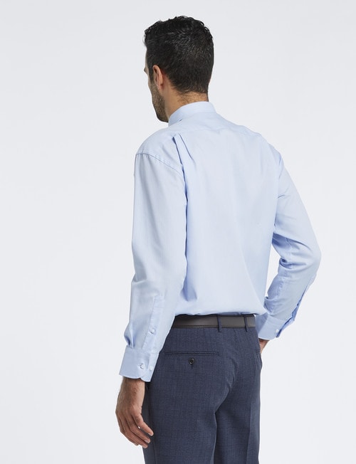 Van Heusen Long-Sleeve Dobby Stripe Shirt, Classic Fit, Lt Blue product photo View 02 L