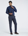 Van Heusen Long-Sleeve Poplin Shirt, Classic Fit, Navy product photo View 03 S