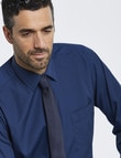 Van Heusen Long-Sleeve Poplin Shirt, Classic Fit, Navy product photo View 04 S