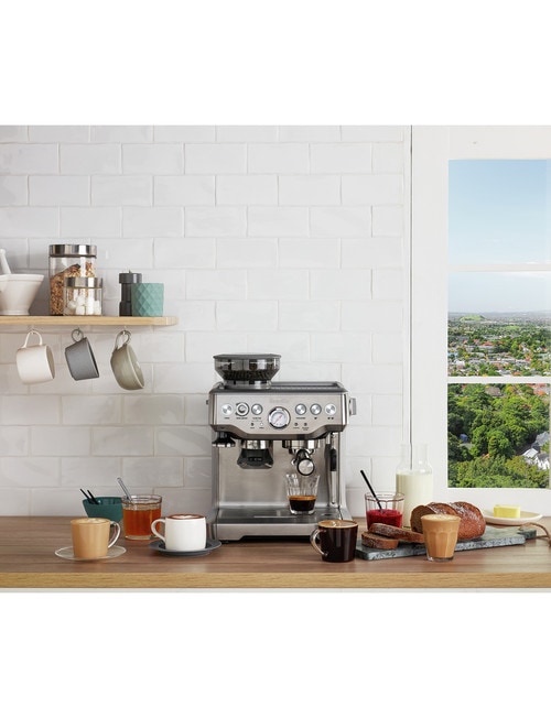 Breville Barista Express Coffee Machine, Stainless Steel, BES870BSS product photo View 02 L