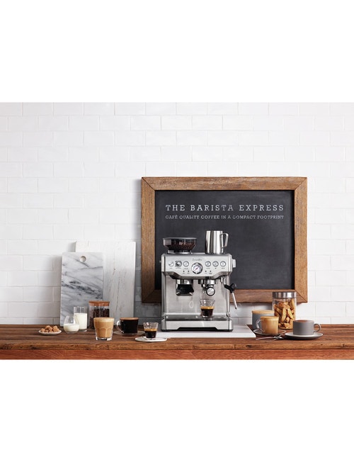 Breville Barista Express Coffee Machine, Stainless Steel, BES870BSS product photo View 03 L