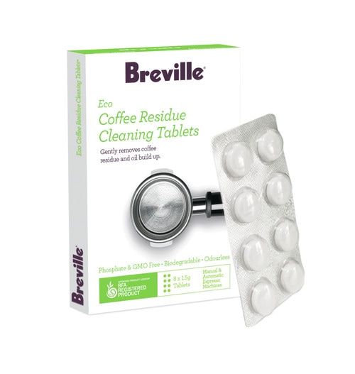 Breville Eco Coffee Residue Cleaner, 8 Tablets, BES012CLR product photo