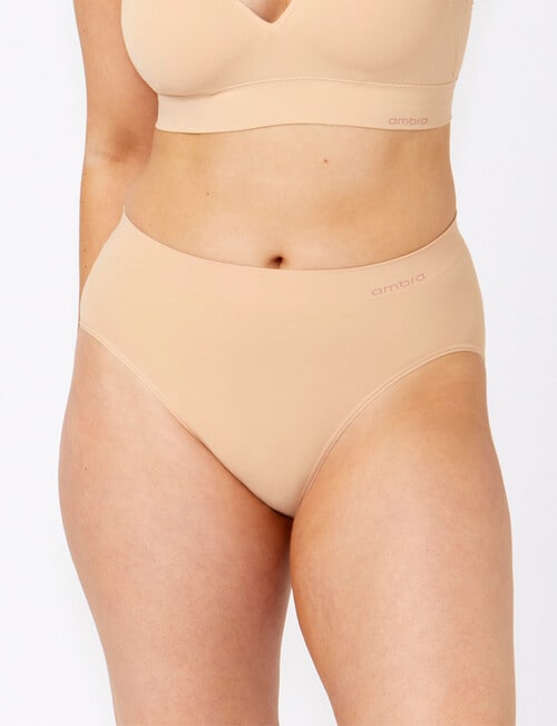 Ambra Bondi Bare High-Cut Brief, Rose Beige product photo