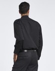 Van Heusen Long-Sleeve Poplin Shirt, Classic Fit, Black product photo View 02 S
